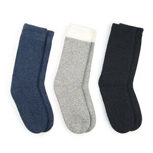 Women's Thermal Wool Socks - 6 Pairs Brand new Black, Denim, Gray  3 Pack x 2